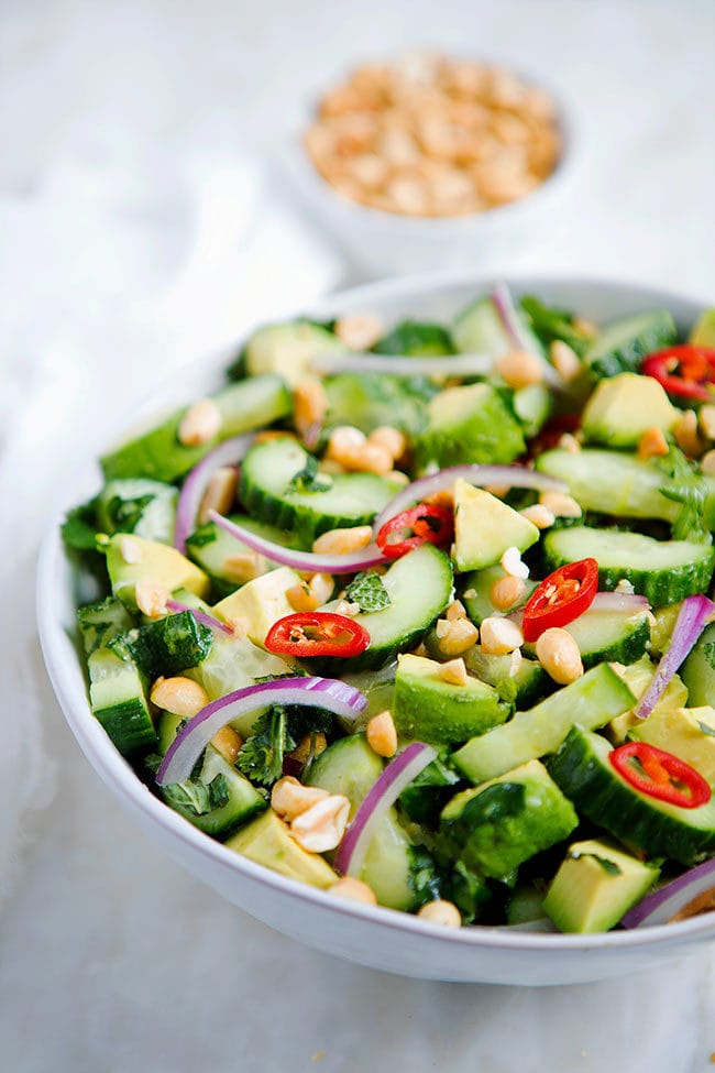 Cucumber Avocado Salad Recipe