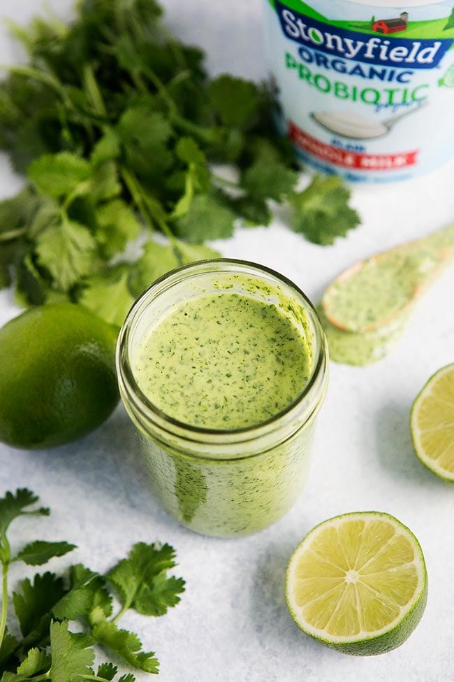 Easy Cilantro Lime Dressing Recipe