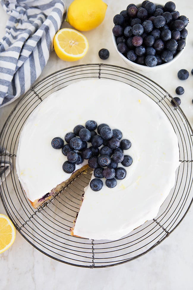 Lemon Blueberry Cake Recipe