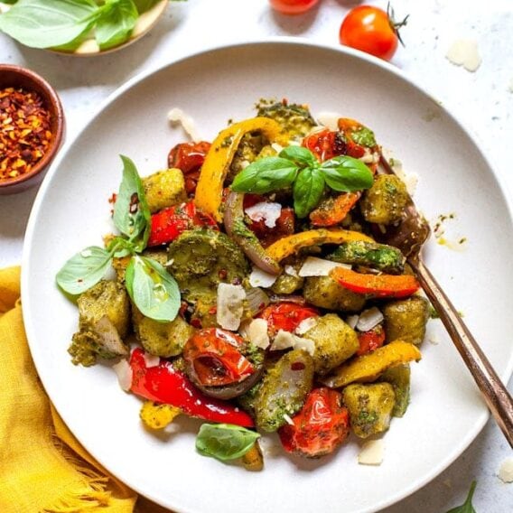 Crispy Gnocchi with Basil Pesto PanFried Gnocchi Recipe