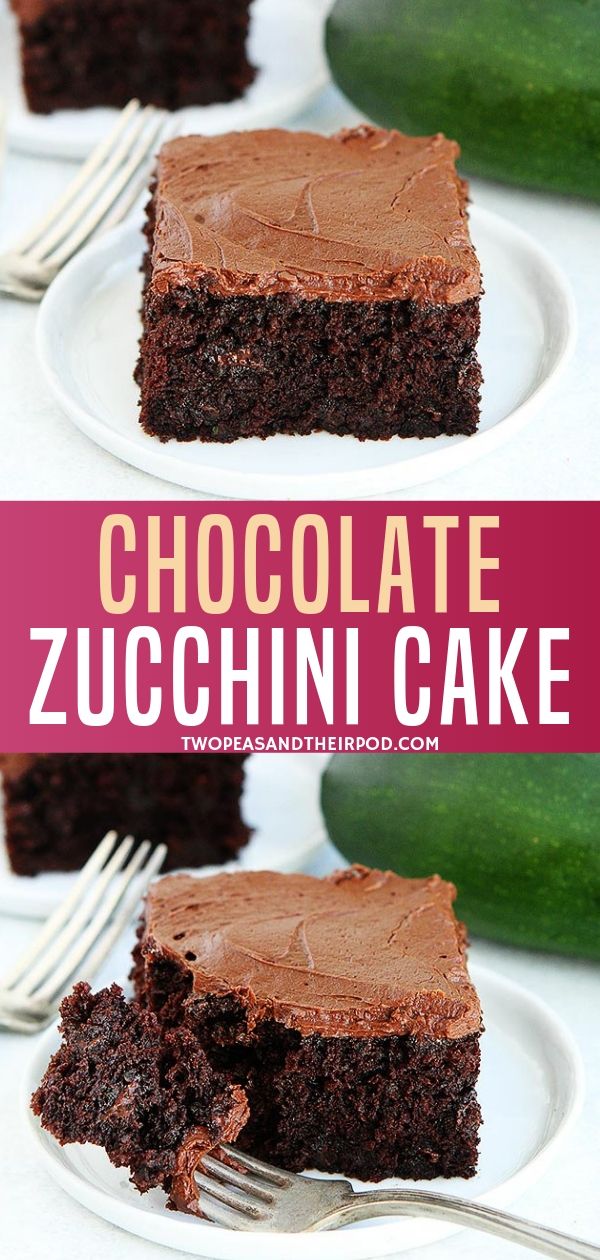 Put your summer zucchini to good use and make this Chocolate Zucchini Cake! This moist chocolate cake with chocolate frosting is easy to make and a family favorite dessert! You will never know there is zucchini in this chocolate cake because it is so good!