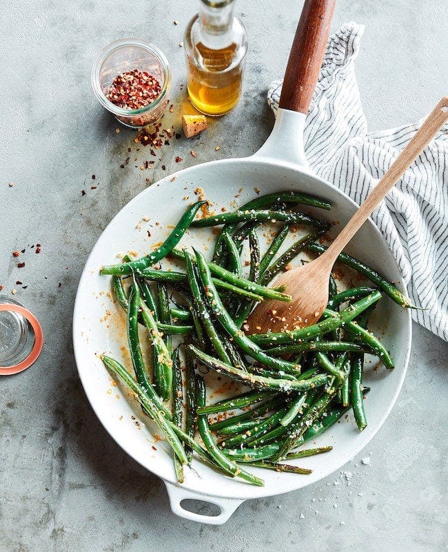 Simple Skillet Green Beans Recipe