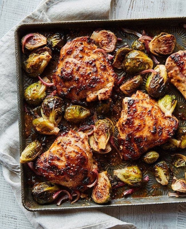 Honey Mustard Sheet Pan Chicken 