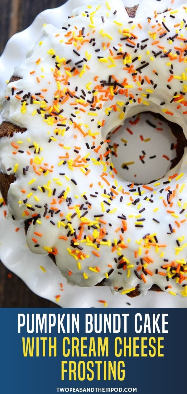 Pumpkin Bundt Cake - Two Peas & Their Pod