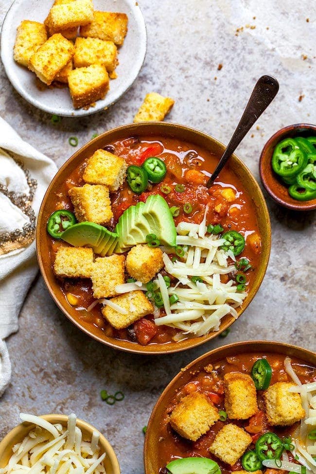 Vegetarian Pumpkin Chili 