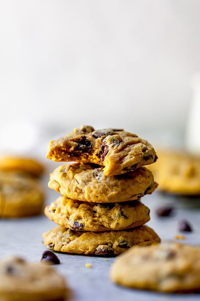 Pumpkin Chocolate Chip Cookies