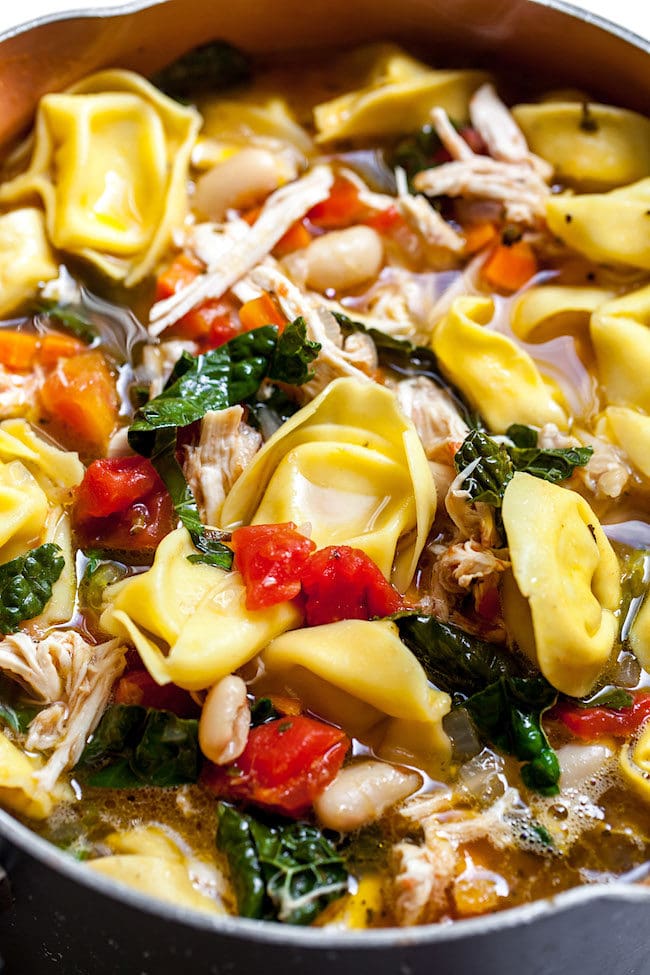 Tuscan Chicken Tortellini Soup Recipe