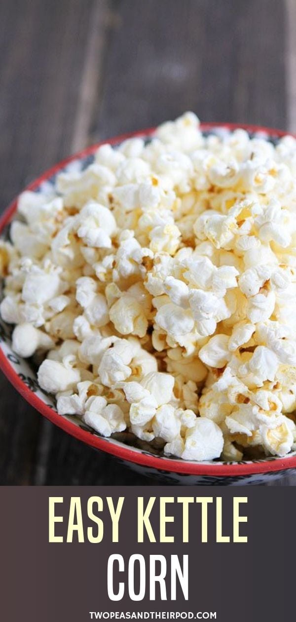 Homemade Kettle Corn So Easy