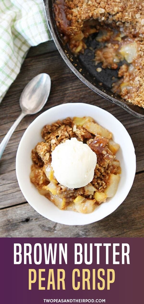 Brown Butter Pear Crisp Recipe - 1