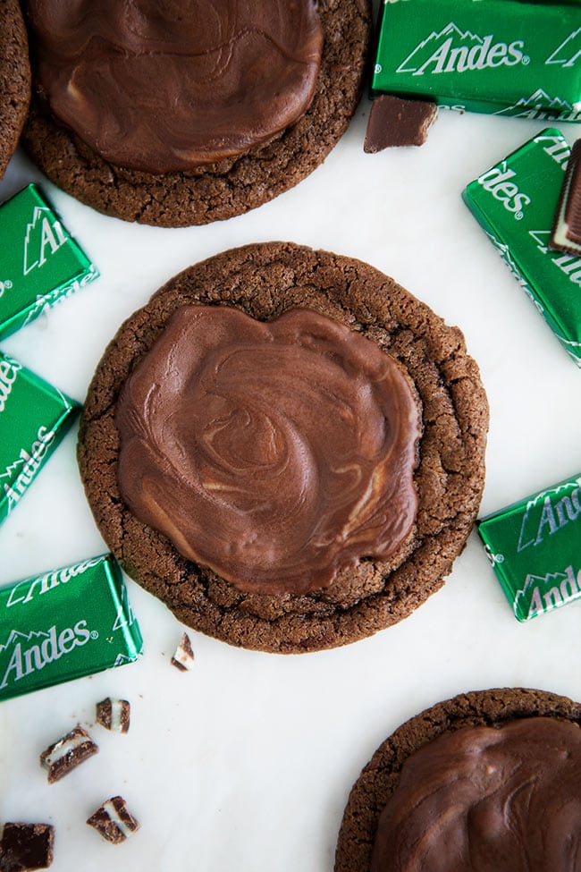 Andes Mint Cookies for Christmas