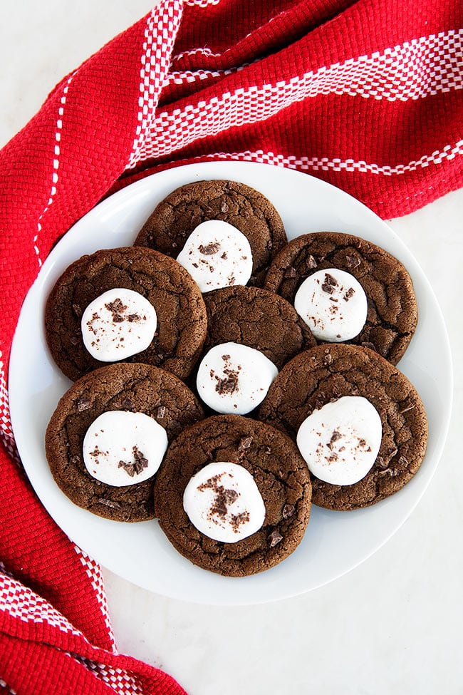 Easy Hot Cocoa Cookies