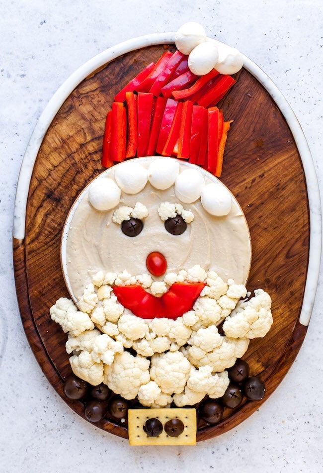 Santa Snack Board for parties