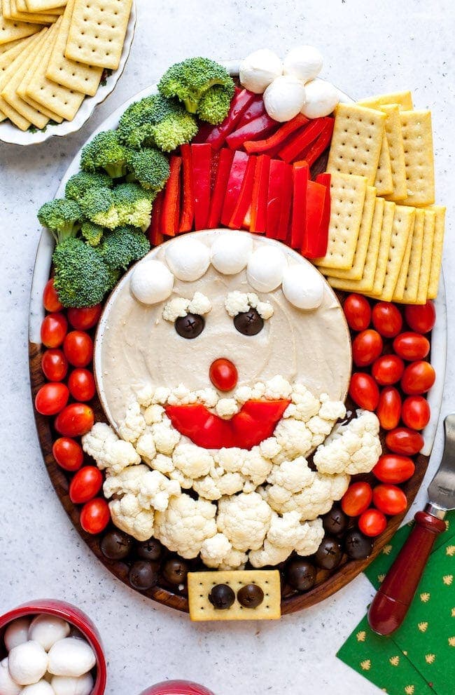 Santa Snack Board