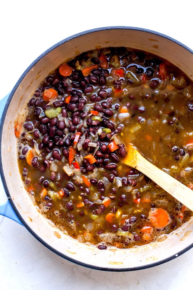 Easy Black Bean Soup - Two Peas & Their Pod