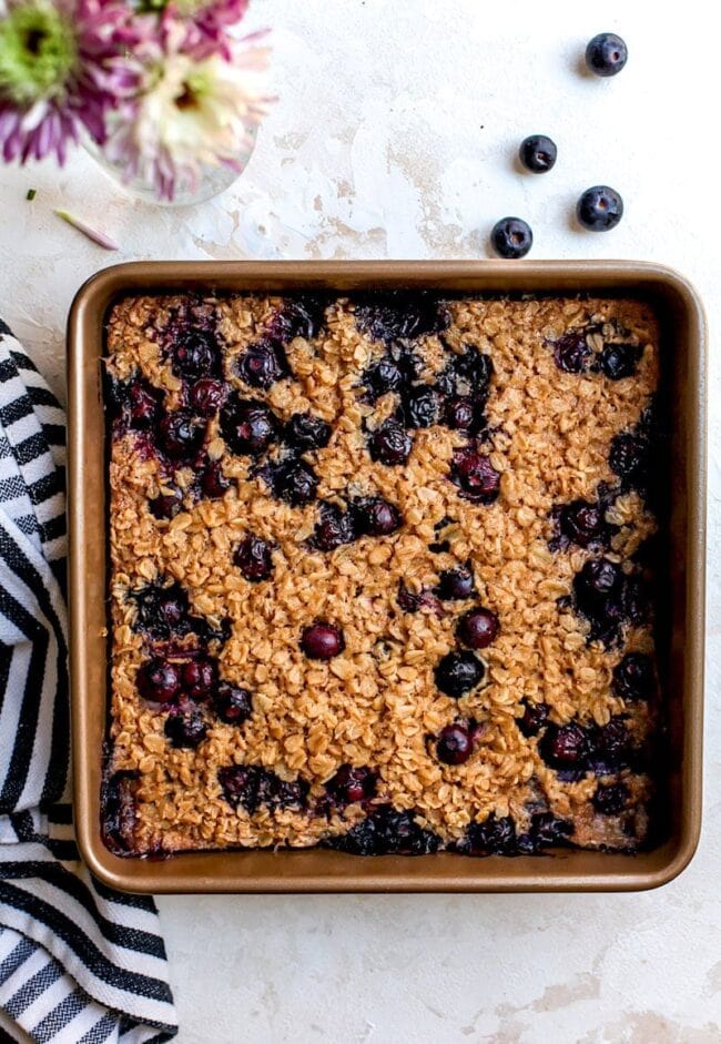 blueberry baked oatmeal