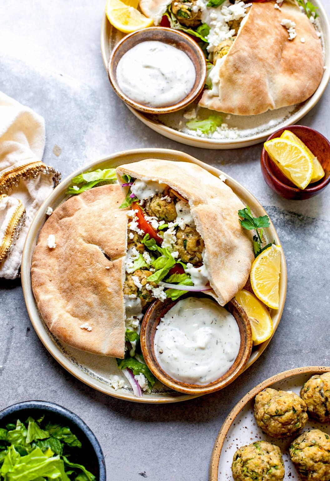 Greek Turkey Meatballs Two Peas & Their Pod