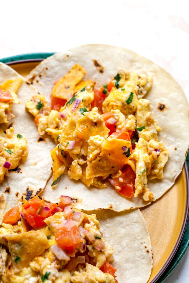 Migas Breakfast Tacos