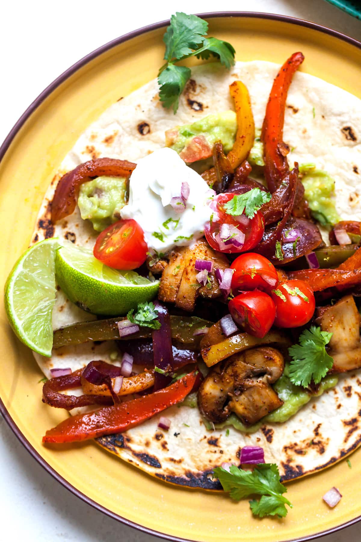 Vegetarian Fajitas Two Peas & Their Pod