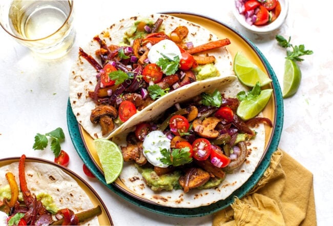 Easy Vegetarian Fajitas