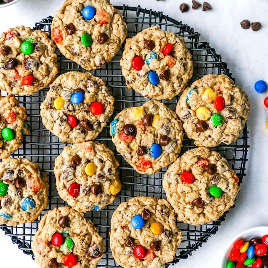 Pretzel M&M Cookies