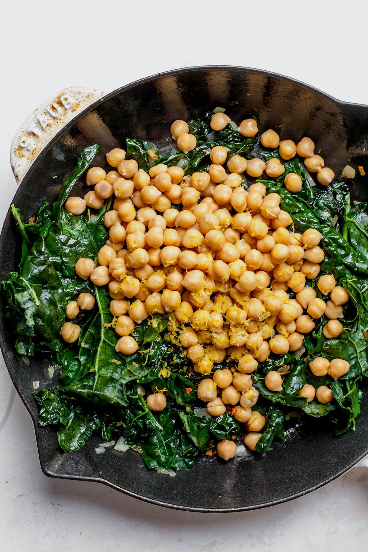 Spaghetti with Chickpeas & Kale Two Peas & Their Pod