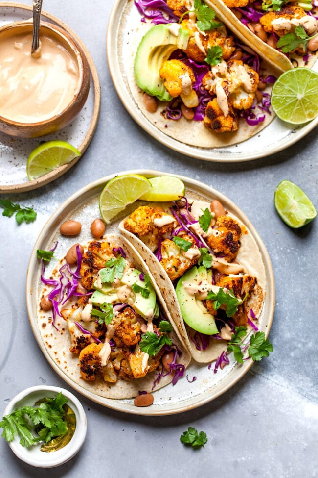 Smoky Cauliflower Tacos