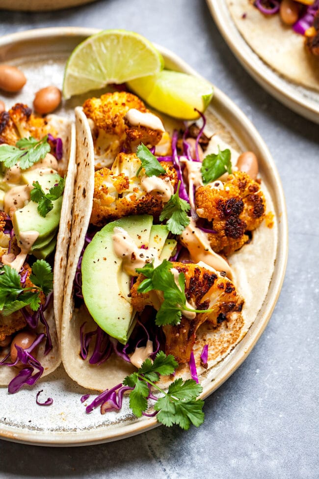 Vegetarian Cauliflower Tacos