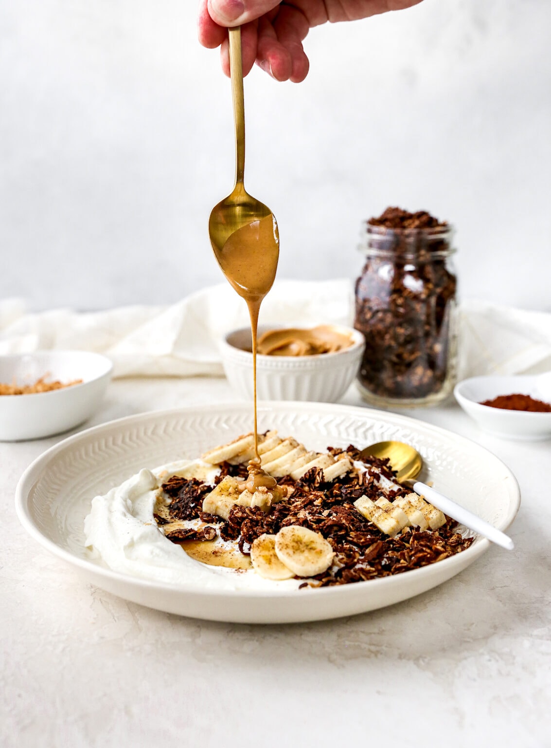 Chocolate Peanut Butter Granola {Healthy} Two Peas & Their Pod