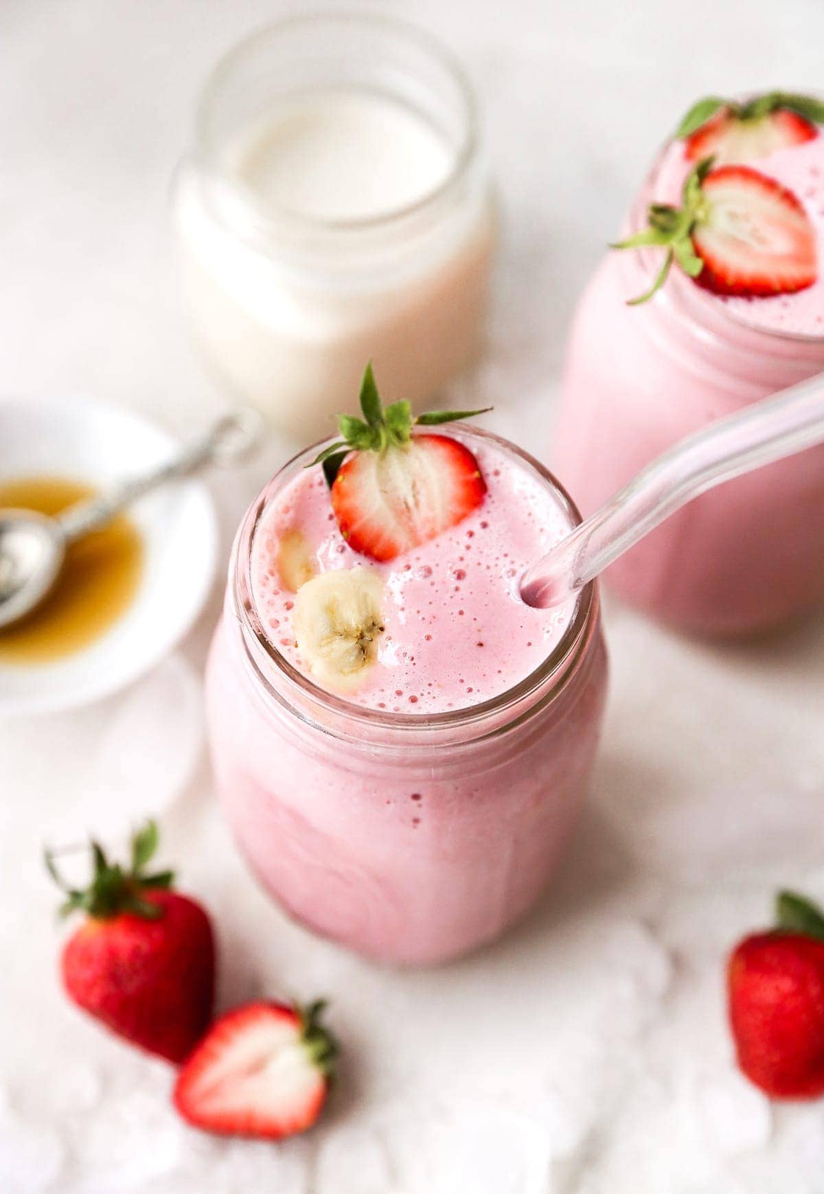 Strawberry Banana Smoothie A Simple And Delicious Recipe For This My Xxx Hot Girl 