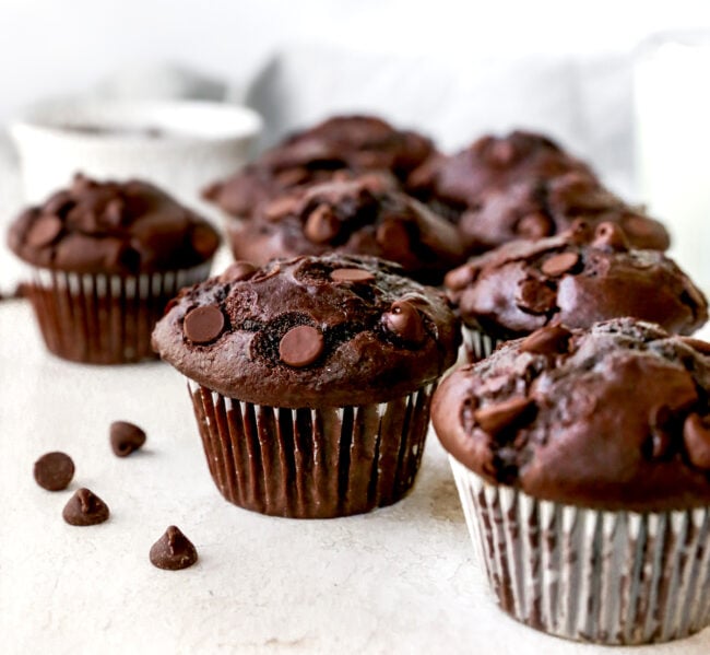 Double Chocolate Chip Muffins