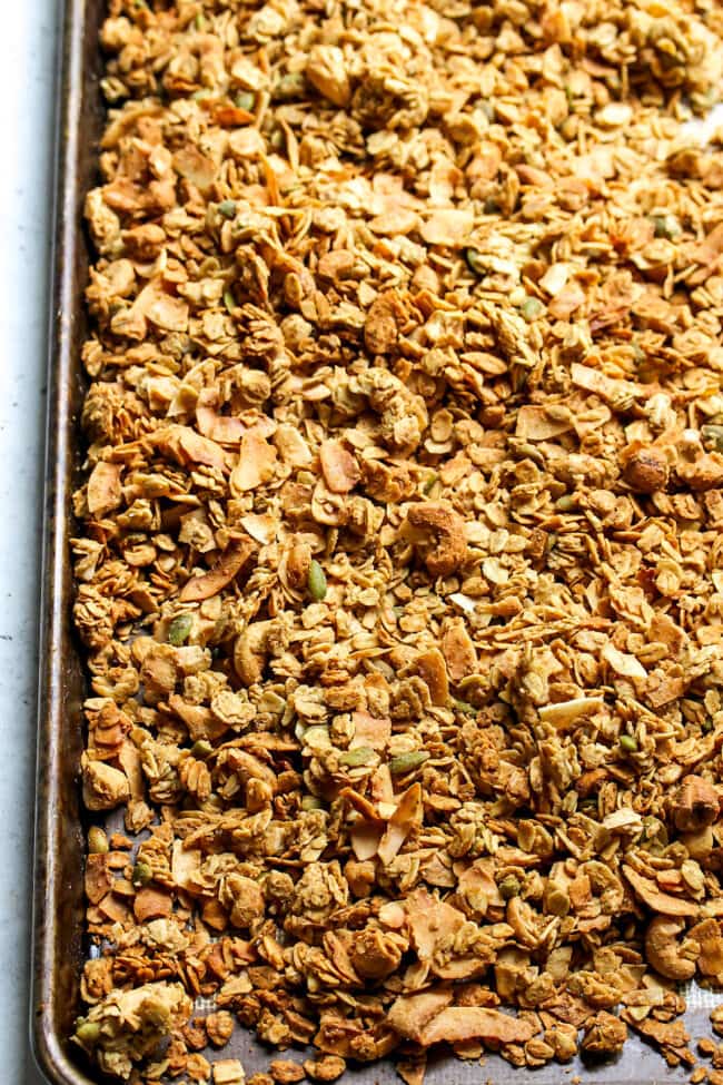 Cashew Coconut Granola Recipe