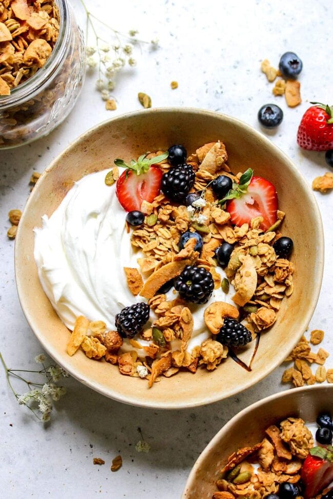 Homemade Cashew Coconut Granola Recipe