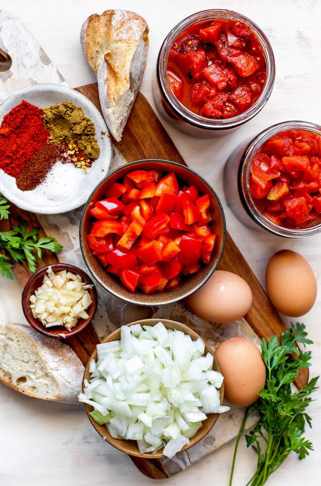 Shakshuka Ingredients 