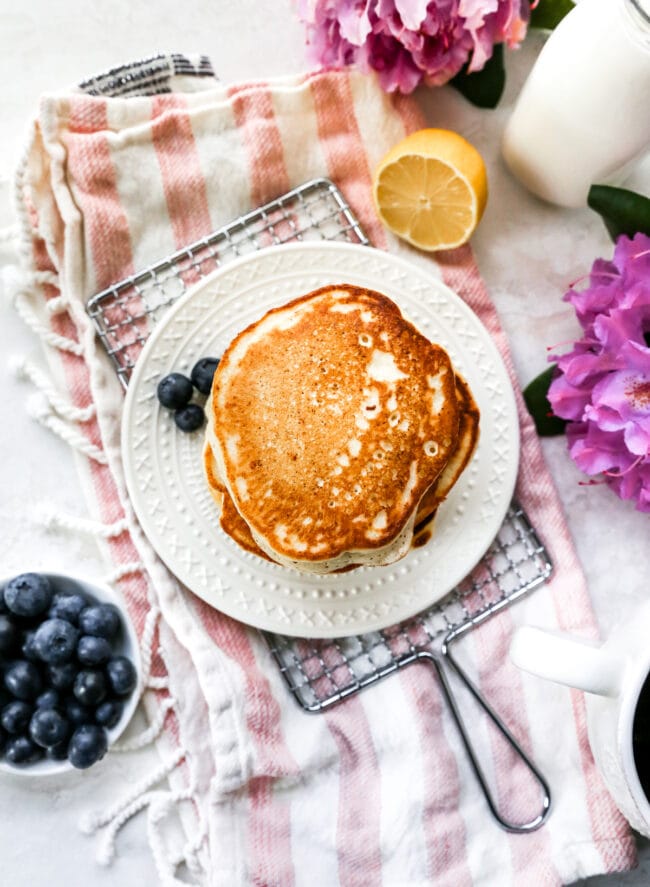 Lemon Ricotta Pancakes Recipe