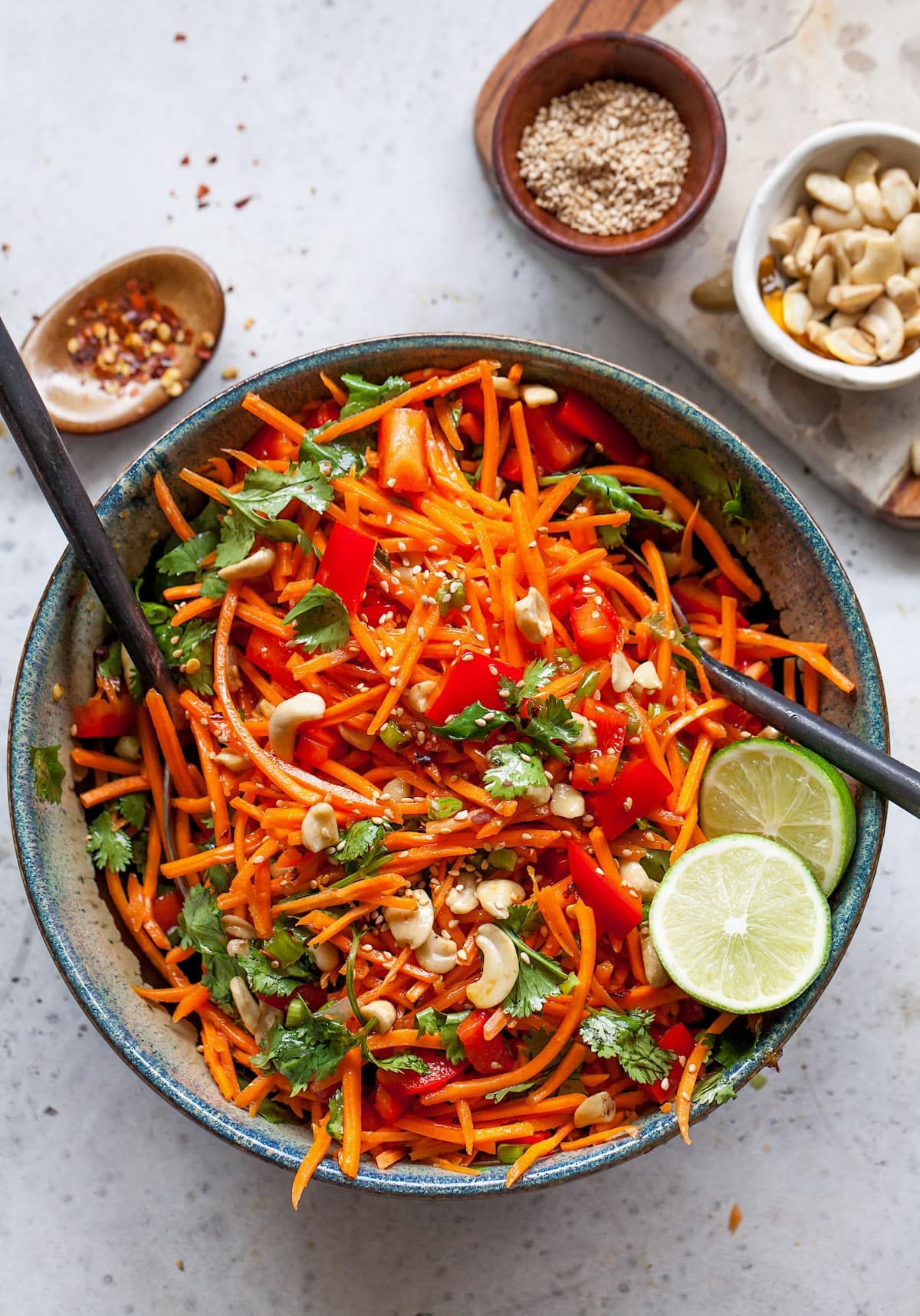 Carrot Salad {Sesame & Ginger} | Two Peas & Their Pod