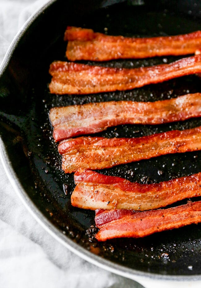 Bacon in skillet