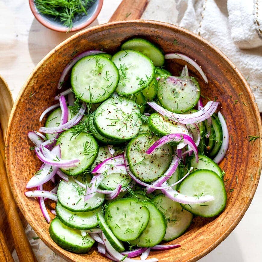 Cucumber Honeydew Salad with Feta