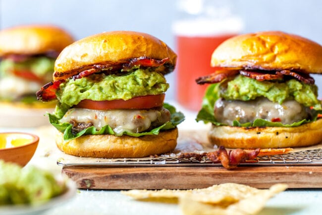 Guacamole Bacon Burger {Ultimate Burger} - Two Peas & Their Pod