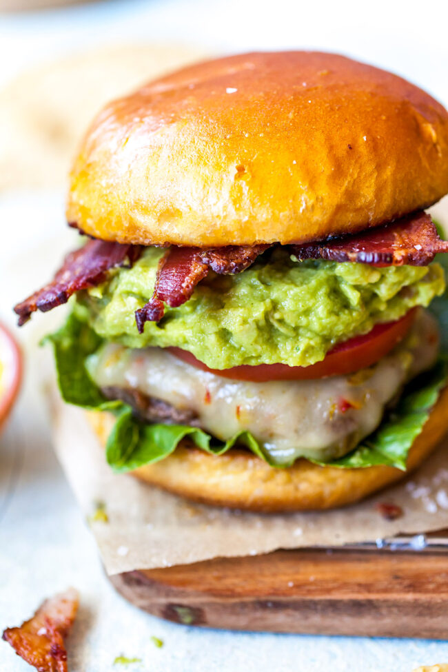 Guacamole Bacon Burger Recipe