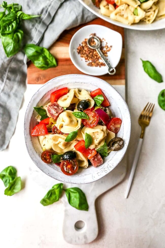 Italian Tortellini Pasta Salad