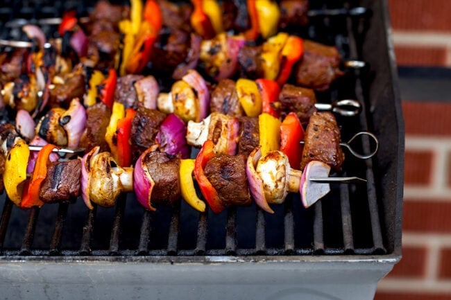 grilled steak kabobs