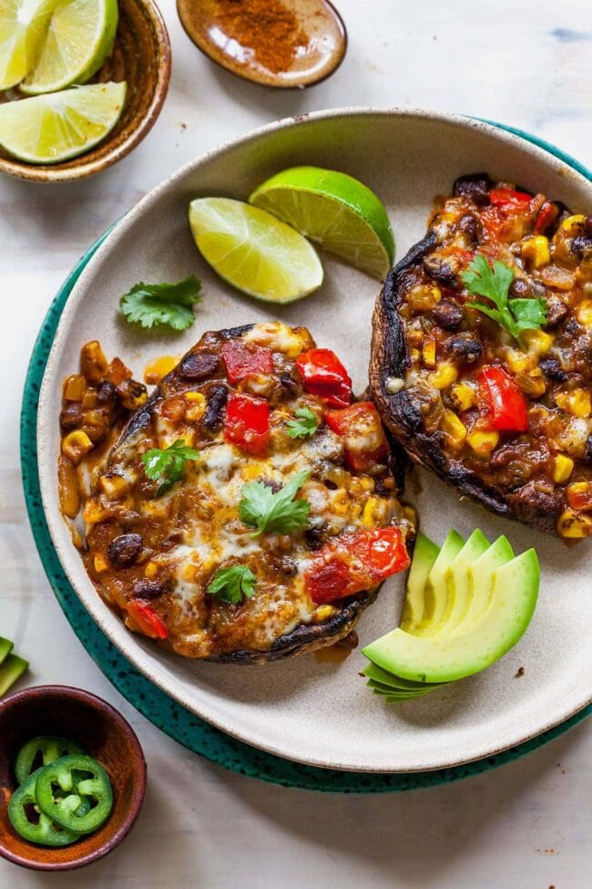 enchilada stuffed mushrooms