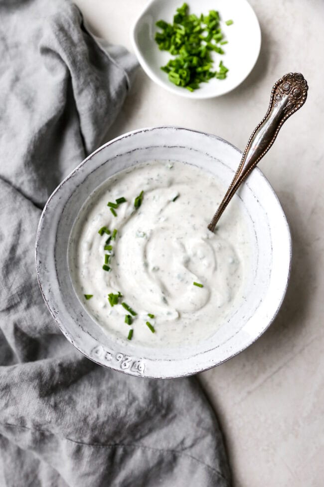 Ranch Dressing for BLT Salad