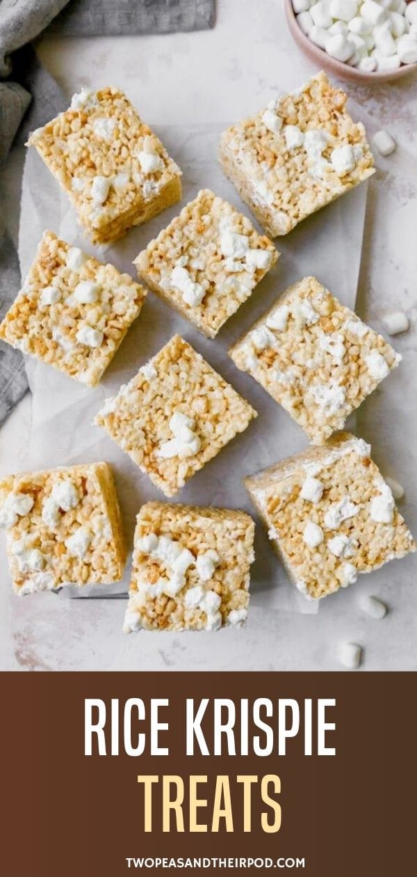 Rice Krispie Treats {Thick & Gooey} - Two Peas & Their Pod