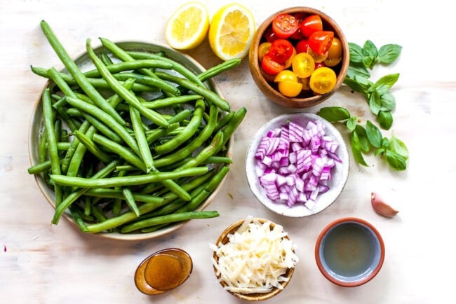 green bean salad ingredients