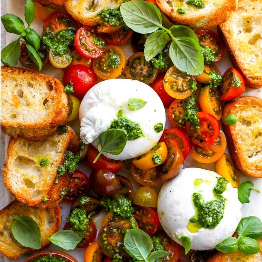 Tomato Peach Burrata Salad Two Peas & Their Pod