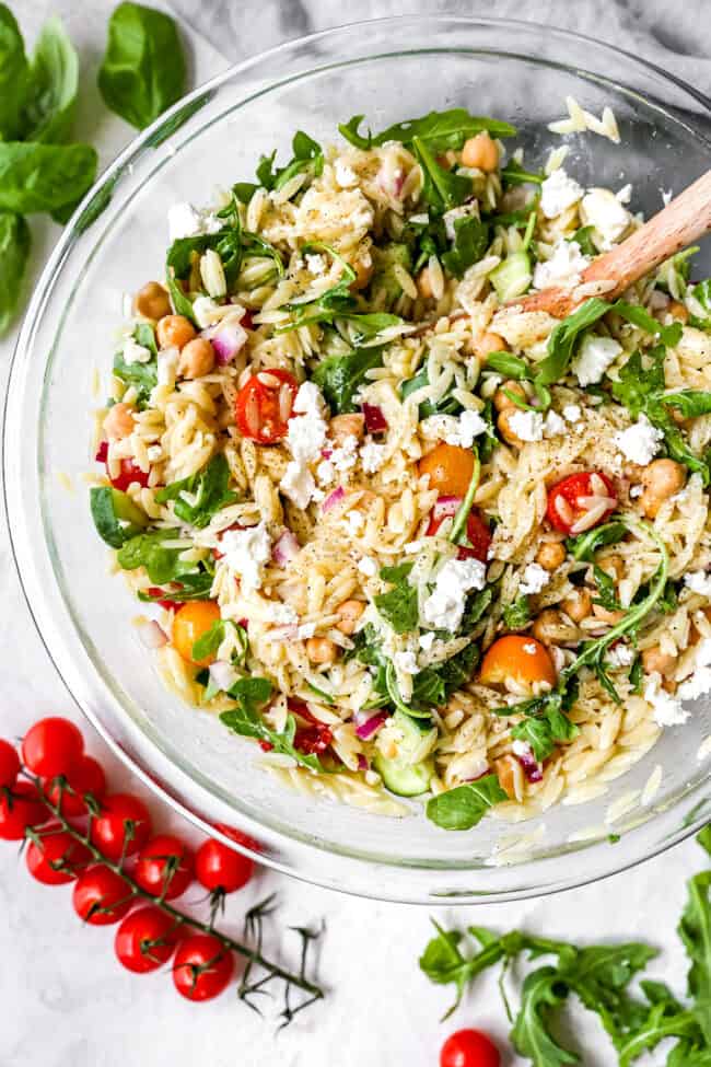 how to make orzo salad