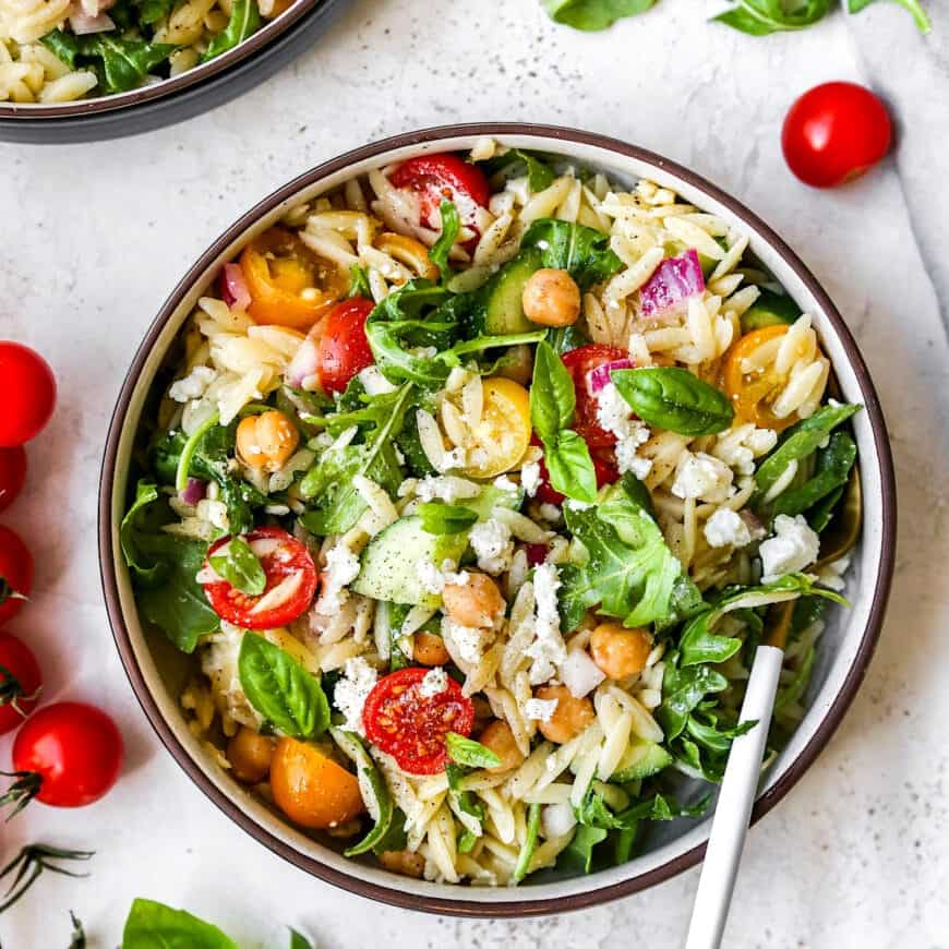 Easy Orzo Salad Two Peas & Their Pod