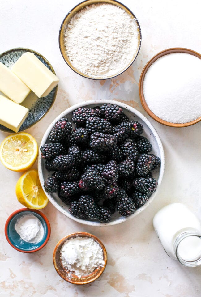 blackberry cobbler ingredients