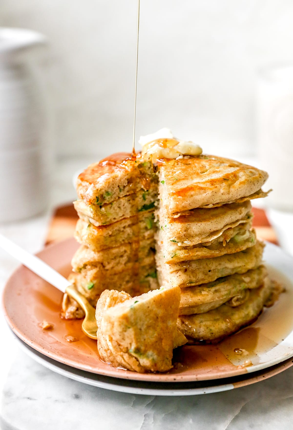 Zucchini Pancakes {Breakfast Favorite} Two Peas & Their Pod